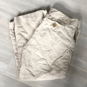 Banana Republic ✨Linen Pants✨ Crop, sz 2